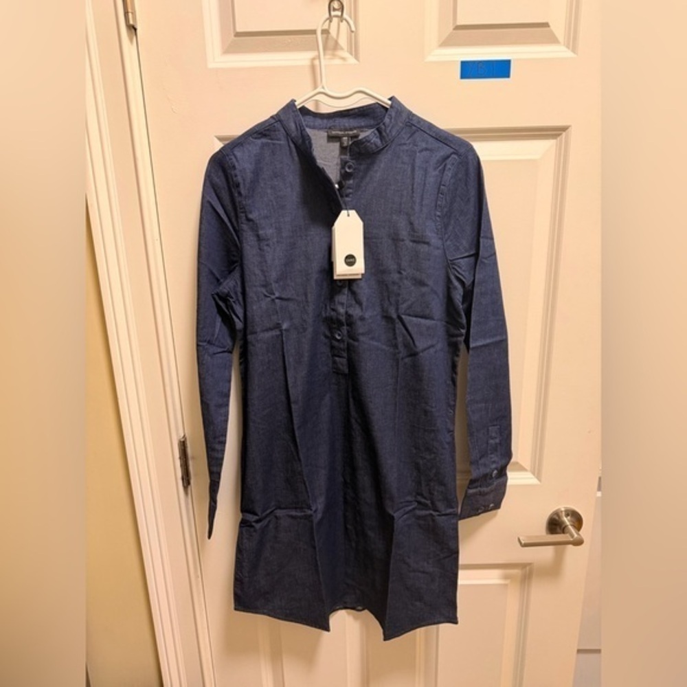 Women’s Universal Standard Hannah Denim Shirt Dress NWT Size 4XS